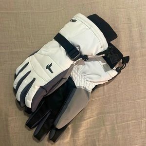 Women’s Kombi Ski Gloves - black and white - Large - Waterproof!
